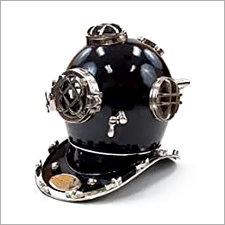 NauticalMart Aluminum Divers Helmet Black Mark V