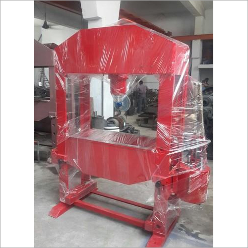 Industrial Hydraulic Press - Color: Red
