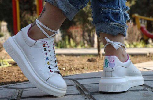 Lady Casual White Shoes