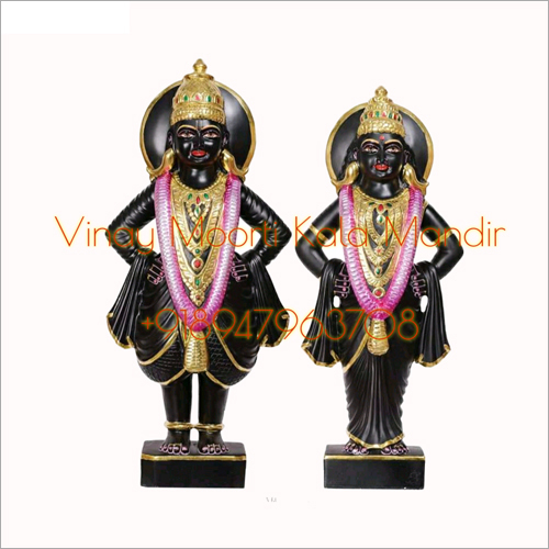 Easy To Install Vitthal Rukmini Marble Statue at Best Price in Jaipur |  Vinay Moorti Kala Mandir
