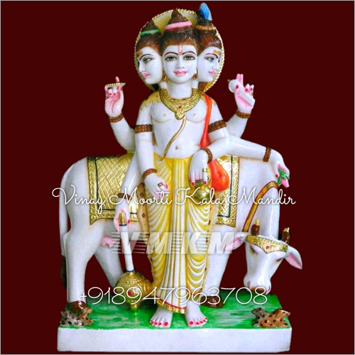 Dattatreya Marble Statue