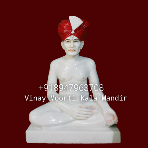 Gajanand Maharaj Marble Statue