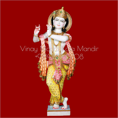 Lord Krishna Marble Statue