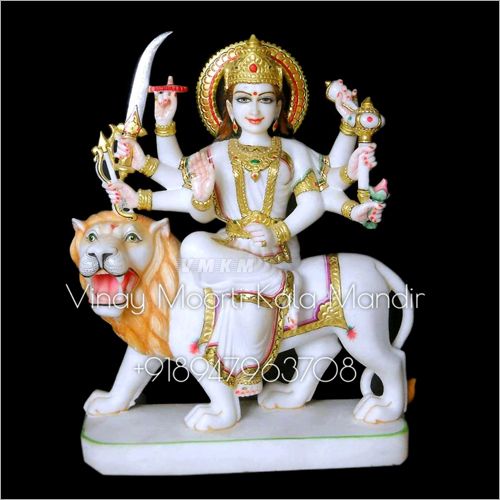 Ambay Mata Marble Statue