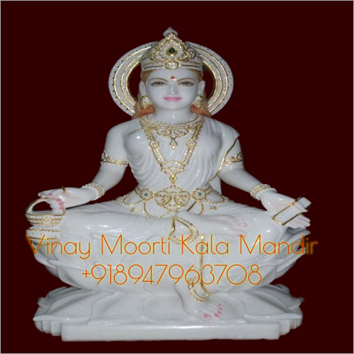 Gayatri White Marble Statue