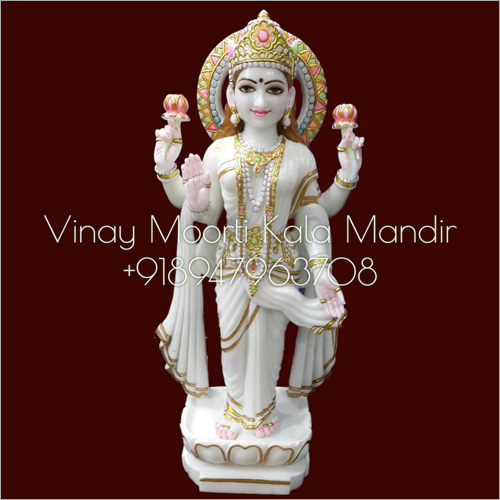 Lakshmi Ji Standing Marble  Statue