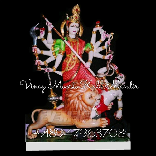 Mahishaasuri Marble Statue