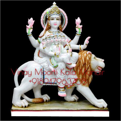 Nav Durga Marble Statue