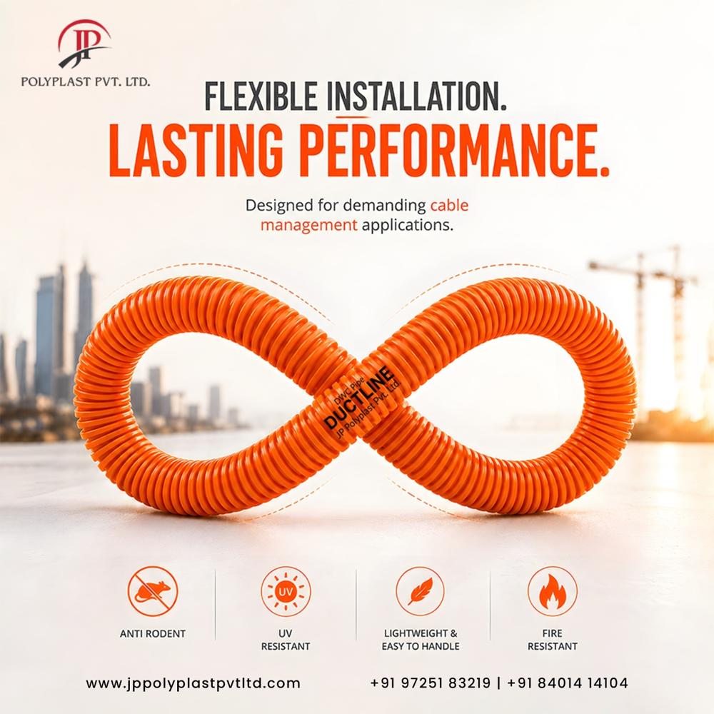 HDPE PLB Duct Pipe - High-Quality HDPE, Custom Lengths, Multicolor, Round Shape, Various Thickness with Warranty