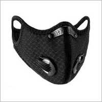 5 Layer Face Mask - Standard Size | Black Color, Unisex Design, Protection From Germs And Pollution For Outdoor Use