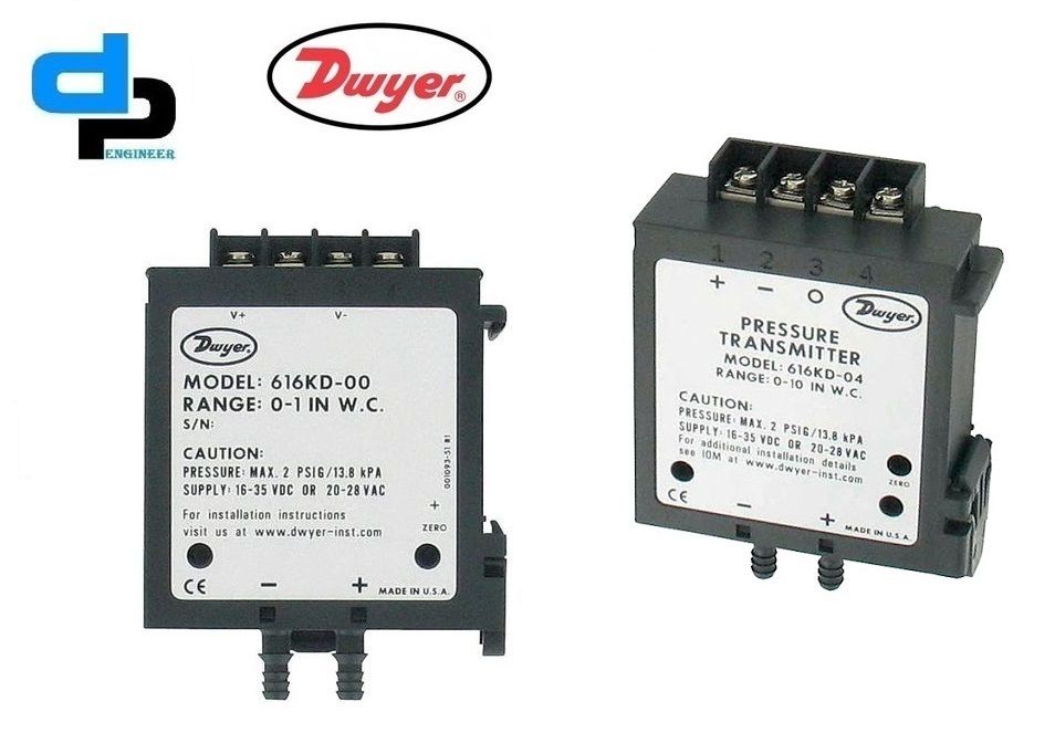 Dwyer 616KD-15 Differential Pressure Transmitter (616KD-15)