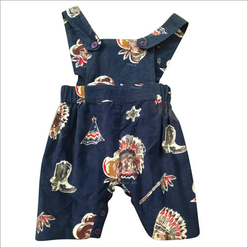 Baby Cord Printed Romper Suit