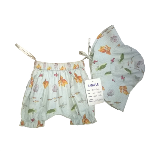 Fish Print Romper Suit