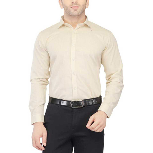 Beige Formal Shirt