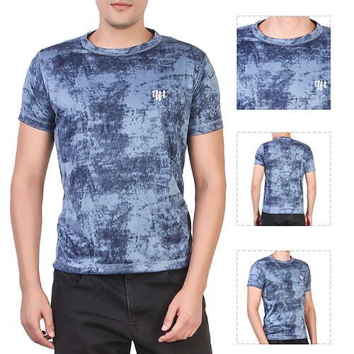 Sky Blue Round Neck T-Shirt