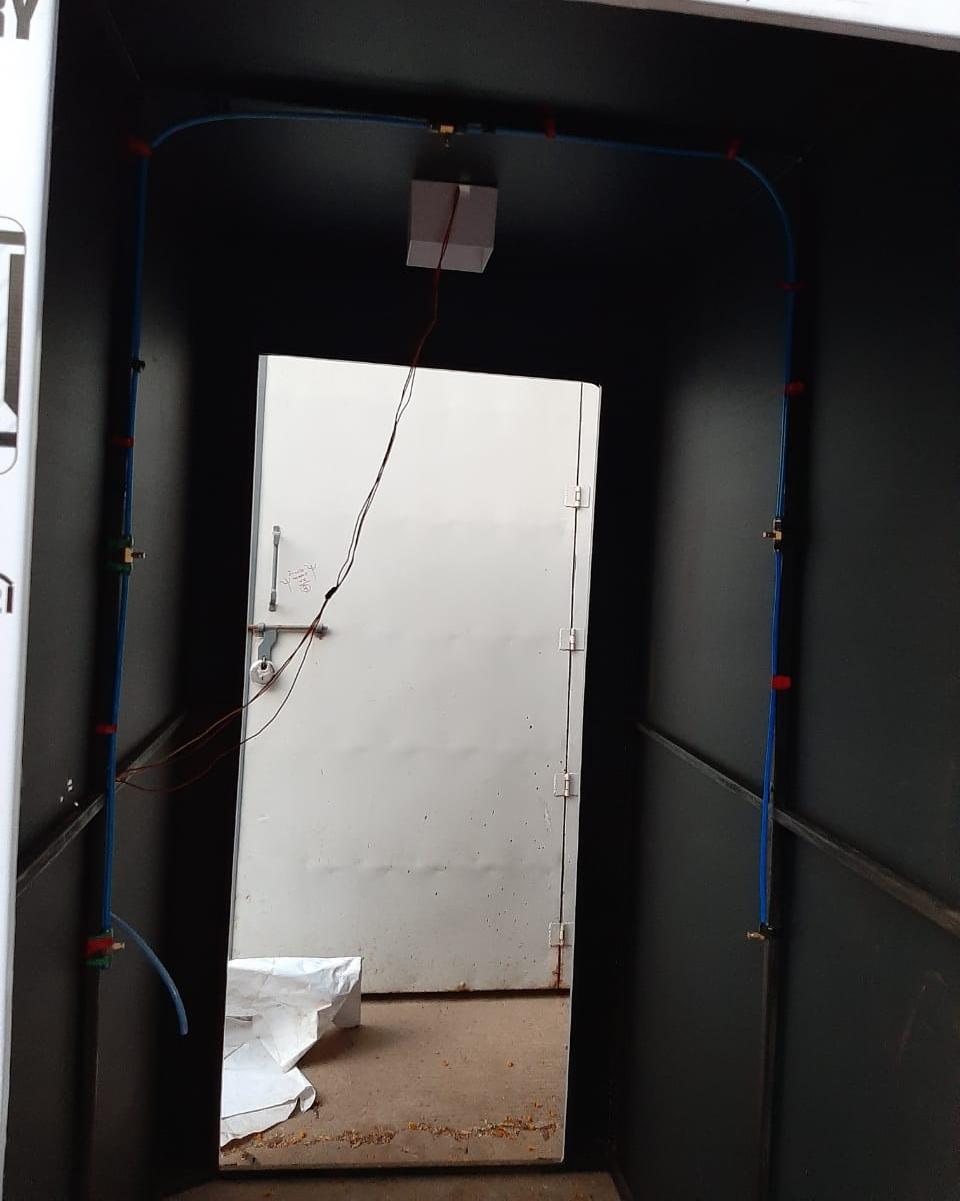 Steel security doors