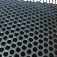 Straight Round Holes Perforated Sheet