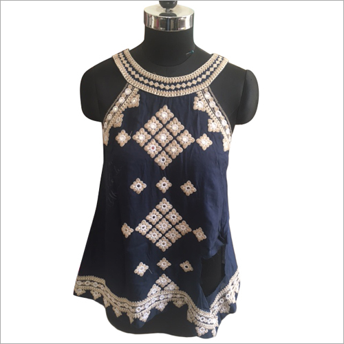 Ladies Cotton Embroidery Top