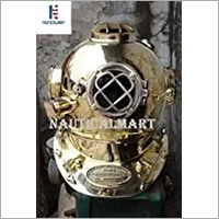 NauticalMart Vintage Boston Mass Solid Brass US Navy Divers Diving Helmet Full Size Riplica