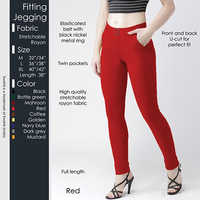 Red Fitting Jegging