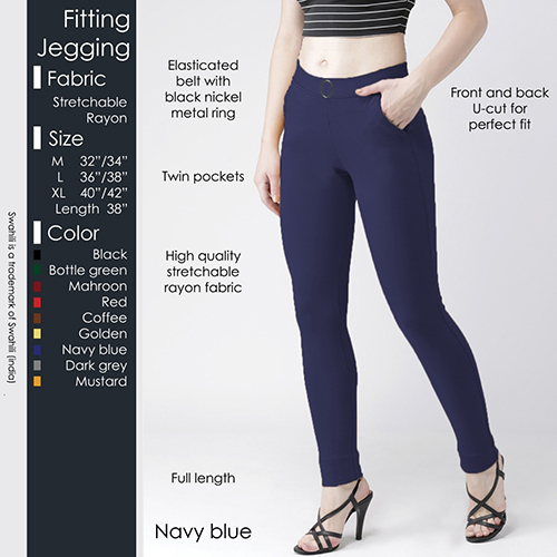 Navy Blue Fitting Jegging