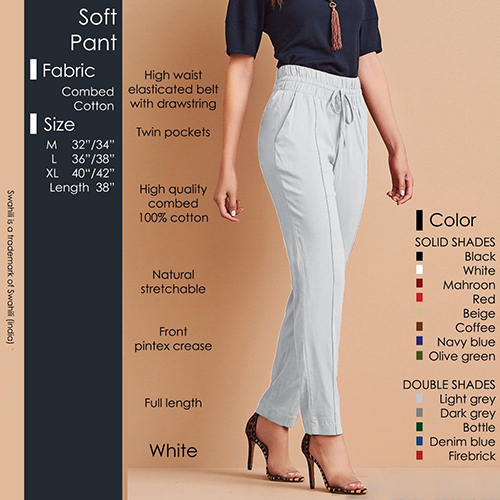 White Soft Pant