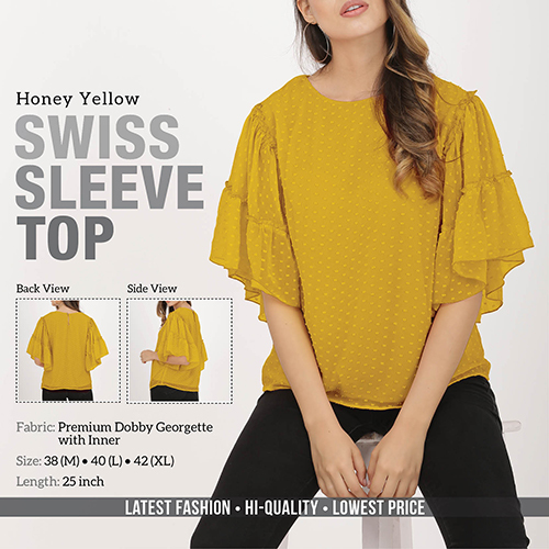Mustard Swiss Top