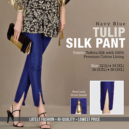 Navy Blue Tulip Pant