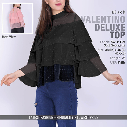 Black Valention Deluxe Top