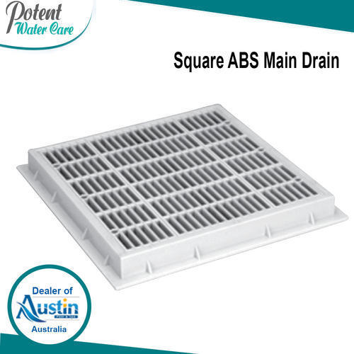 Square ABS Main Drain