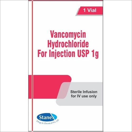 Vancomycin Hydrochloride for Injection USP - 1g Vial, Prescription Only, Medicine Grade Antibiotic