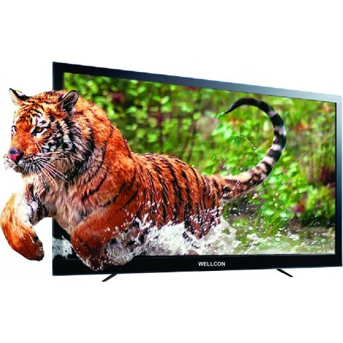 32 Inch LED TV - 1920x1080 Resolution, 4000:1 Contrast Ratio, Black Color, 2 HDMI Ports, 7.5 kg Weight, 1 Year Warranty