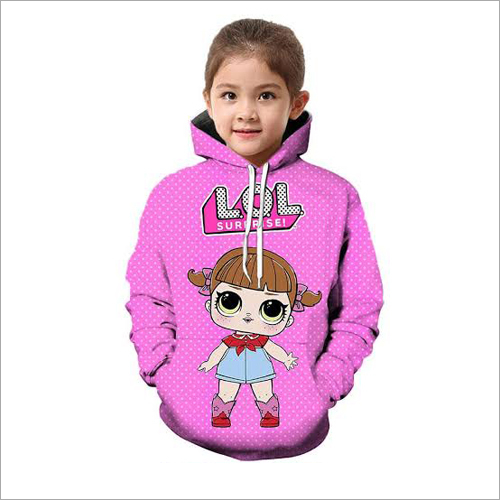 Washable Kids Printed Hoodies