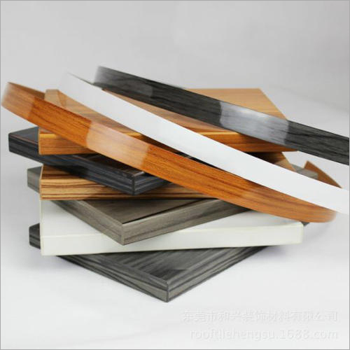 Mirror Wood Grain PVC Edge Banding Tape - PVC Material, 10-20 Meter Length, 0.45-2mm Thickness, 18-45mm Width | Single-Sided Adhesive, Glossy Finish, Resilient for Furniture