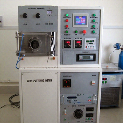 D Type RF-DC magnetron sputtering system With electrical control panel