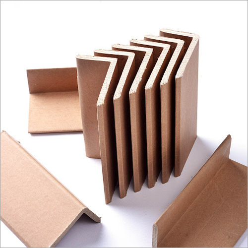 Brown Paper Edge Protector - Corrugated Paper, Custom Size and Thickness | Brown Color for Industrial and Commercial Uses