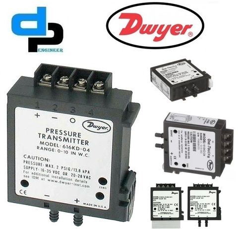 Dwyer 616KD-02-V Differential Pressure Transmitter (616KD-02-V)