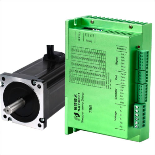 Green & Black Closed Loop Stepper Motor And Driver