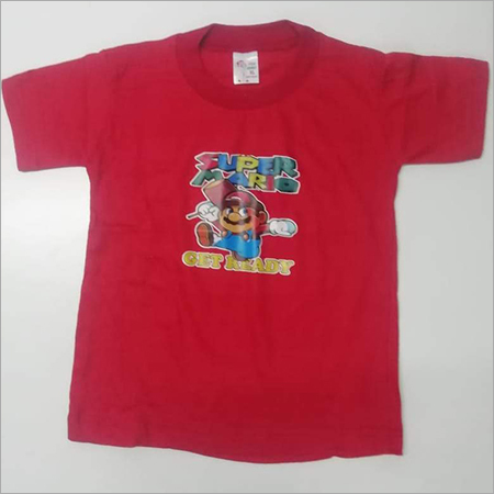 Kids Red Color T Shirt