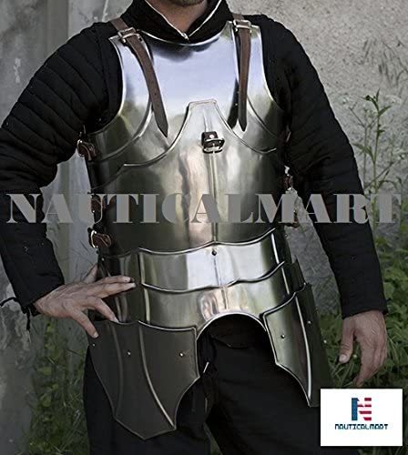 Steel Nauticalmart Gothic Half Suit Of Armour-Medieval Breastplate Knight Armor