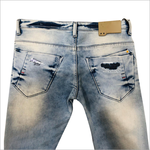 【新品】LASER FADE STANDARD STRAIGHT DENIM Mens Faded Denim Jeans - Denim, Waist Size 30-36 inch, Regular Fit