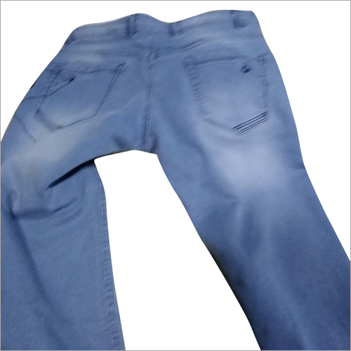 Mens Regular Fit Denim Jeans - Denim, Waist Size 30-36 Inch, Light Blue Color | Faded Pattern, Quick Dry, Washable, Dry Cleanable, No Fade, Suitable for All Seasons