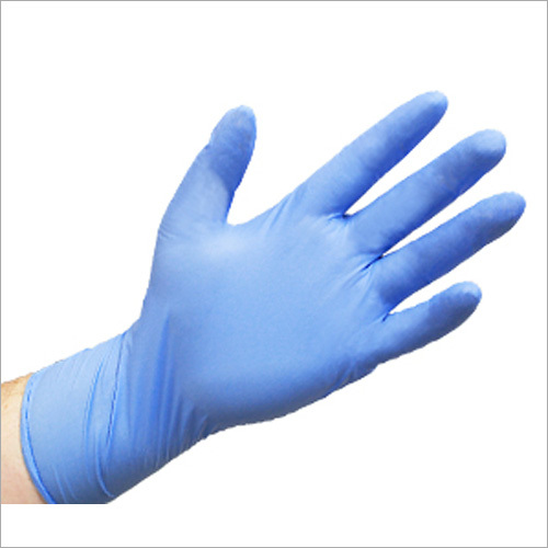 Blue Sterile Latex Surgical Gloves