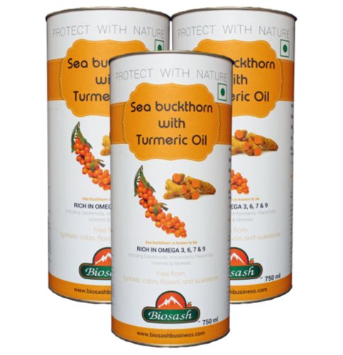 Sea Buckthorn Turmeric Oil Juice Age Group: For Adults