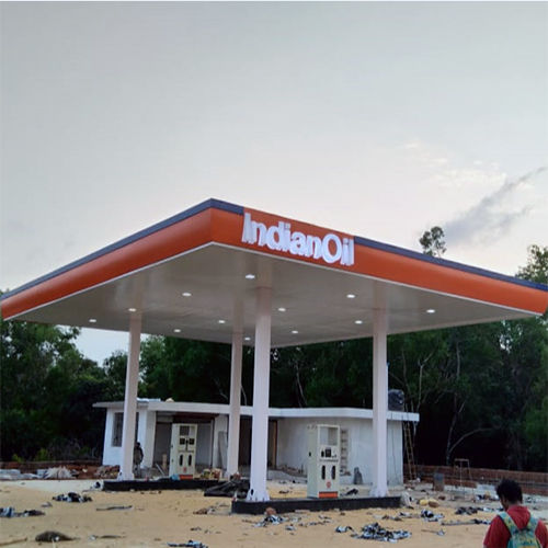 Indian Oil Petrol Pump Canopy