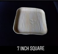 7 Inch Square Areca Plate