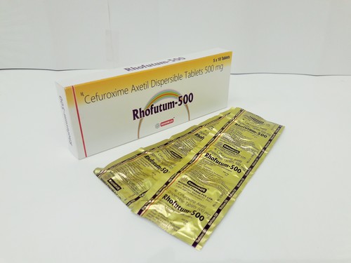 Cefuroxime 500 mg Dispersible Tab.