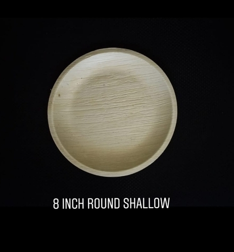 8 Inch Round Shallow Areca Plate Application: Event