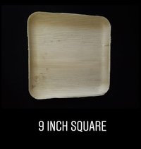 9 Inch Square Areca Plate
