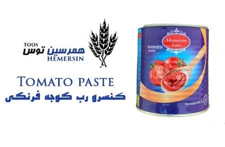 Canned tomato paste